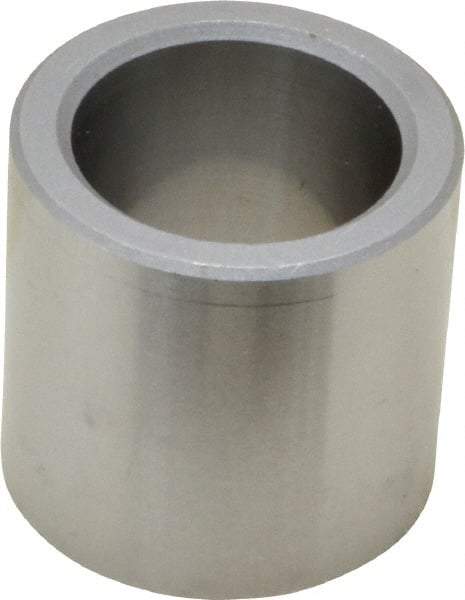 Made in USA - 1-3/8" OAL, 1.005" ID, 1-3/8" Body Diam, Heat Treated Steel, Die & Mold Straight Bushing - Self Lubricating - Makers Industrial Supply