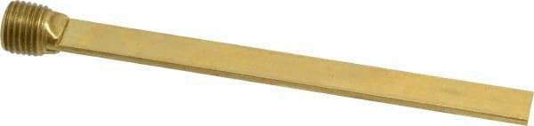 Made in USA - 1/4" NPT Thread, Straight, Die & Mold Cooling Baffle - 5" OAL, Brass - Makers Industrial Supply