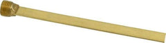 Made in USA - 1/2" NPT Thread, Straight, Die & Mold Cooling Baffle - 8" OAL, Brass - Makers Industrial Supply