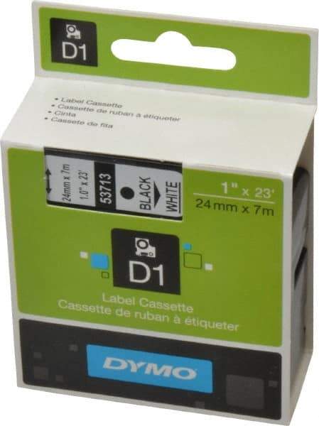 Dymo - Black Label Maker Tape - Makers Industrial Supply