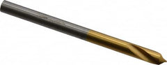 Guhring - 4mm Body Diam, 90°, 55mm OAL, High Speed Steel Spotting Drill - Makers Industrial Supply