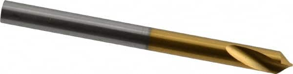 Guhring - 5mm Body Diam, 90°, 62mm OAL, High Speed Steel Spotting Drill - Makers Industrial Supply