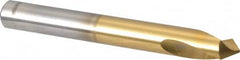 Guhring - 10mm Body Diam, 120°, 89mm OAL, High Speed Steel Spotting Drill - Makers Industrial Supply