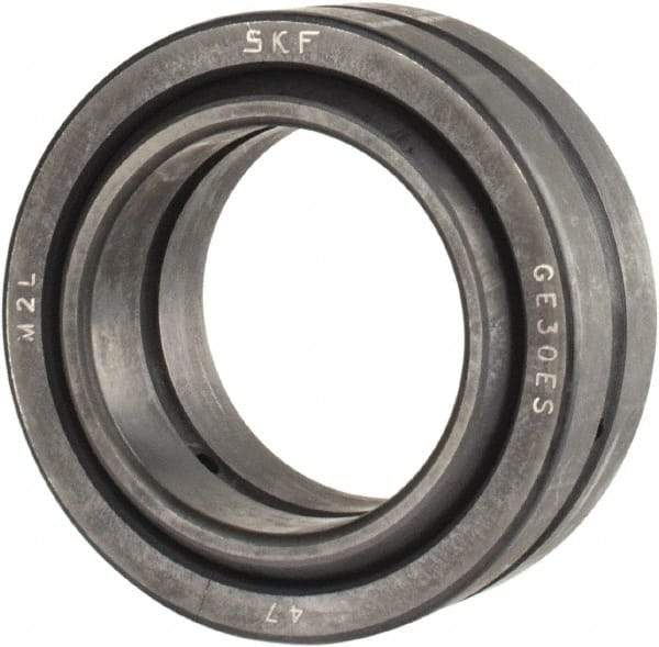 SKF - 30mm Bore Diam, 13,950 Lb Dynamic Capacity, Spherical Plain Bearing - 69,750 Lb Static Load Capacity - Makers Industrial Supply