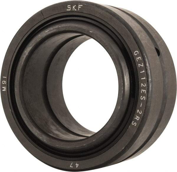 SKF - 1-3/4" Bore Diam, 38,250 Lb Dynamic Capacity, Spherical Plain Bearing - 2-13/16" OD, 1-17/32" Thick, 114,750 Lb Static Load Capacity - Makers Industrial Supply