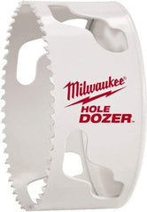 Milwaukee Tool - 3-3/4" Diam, 1-1/2" Cutting Depth, Hole Saw - Bi-Metal Saw, Toothed Edge - Makers Industrial Supply