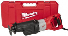 Milwaukee Tool - 2,800 Strokes per Minute, 1-1/4 Inch Stroke Length, Electric Reciprocating Saw - 120 Volts, 15 Amps, 1 Blade - Makers Industrial Supply