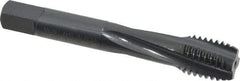 OSG - 5/8-11 UNC 4 Flute 3B Modified Bottoming Spiral Flute Tap - Powdered Metal, Oxide Finish, 3-13/16" OAL, Right Hand Flute, Right Hand Thread, H3 - Makers Industrial Supply