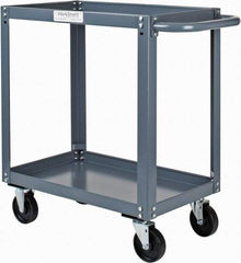 Value Collection - 1,000 Lb Capacity, 18" Wide x 30" Long x 34-5/8" High Service Cart - 2 Shelf, Steel - Makers Industrial Supply