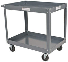 Value Collection - 1,200 Lb Capacity, 24" Wide x 36" Long x 34-5/8" High Service Cart - 2 Shelf, Steel - Makers Industrial Supply