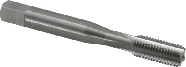 OSG - 5/16-24 UNF 2B 4 Flute Bright Finish Solid Carbide Straight Flute Machine Tap - Bottoming, Right Hand Thread, 2-15/16" OAL, 1-1/8" Thread Length, Oversize - Exact Industrial Supply