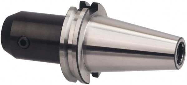 Interstate - CAT40 Taper Shank 3/16" Hole End Mill Holder/Adapter - 25/32" Nose Diam, 58.67mm Projection - Exact Industrial Supply