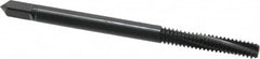 OSG - #6-32 UNC 3 Flute 3B Bottoming Spiral Flute Tap - Powdered Metal, Oxide Finish, 2" OAL, Right Hand Flute, Right Hand Thread, H2, Series 313NI - Makers Industrial Supply