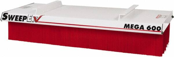 Sweepex - 12" Long x 60" Wide Sweeper Accessory - Stiff Polypropylene Bristles - Makers Industrial Supply