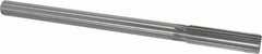 Made in USA - 0.628" High Speed Steel 8 Flute Chucking Reamer - Straight Flute, 0.5615" Straight Shank, 2-1/4" Flute Length, 9" OAL - Makers Industrial Supply