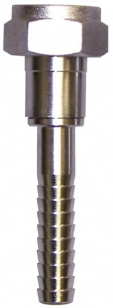 SuperKlean - FGHT x 1/2" Hose Barb, FGHT x Hose Barb Swivel - Stainless Steel - Makers Industrial Supply