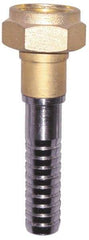 SuperKlean - 3/4 FGHT x 5/8" Hose Barb, FGHT x Hose Barb Swivel - Brass & Stainless Steel - Makers Industrial Supply