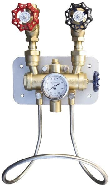 SuperKlean - 150 Max psi, Bronze Water Mixing Valve & Unit - FNPT End Connections - Makers Industrial Supply