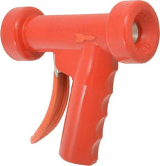 SuperKlean - Insulated, Aluminum Pistol Grip Spray Nozzle for 1/2" Pipe - Red, 1/2 NPT - Makers Industrial Supply