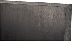 Made in USA - 1-1/2" Thick x 12" Wide x 1' Long, Polyethylene (UHMW) Sheet - Black, Antistatic Grade - Makers Industrial Supply