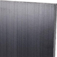 Made in USA - 1/4" Thick x 24" Wide x 4' Long, Polyethylene (UHMW) Sheet - Black, Antistatic Grade - Makers Industrial Supply