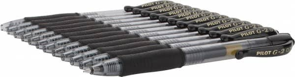 Pilot - Ball Tip Gel Roller Ball Pen - Black - Makers Industrial Supply