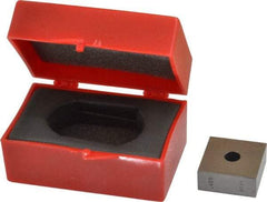 Value Collection - 0.4" Square Steel Gage Block - Accuracy Grade 0, Includes NIST Traceability Certification - Makers Industrial Supply