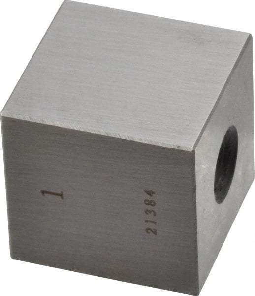 Value Collection - 1" Square Steel Gage Block - Accuracy Grade 0, Includes NIST Traceability Certification - Makers Industrial Supply