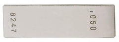 Value Collection - 0.1006" Rectangular Steel Gage Block - Accuracy Grade AS-1, Includes NIST Traceability Certification - Makers Industrial Supply