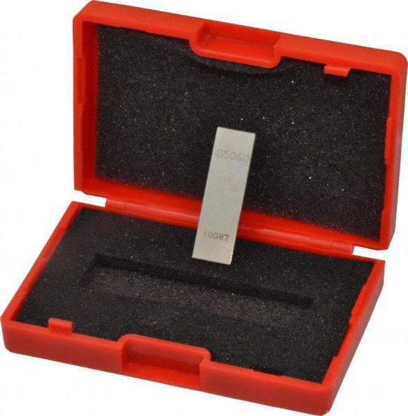 Value Collection - 0.0506" Rectangular Steel Gage Block - Accuracy Grade 0 - Makers Industrial Supply