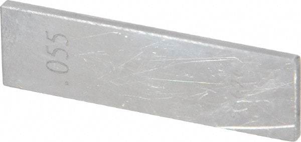 Value Collection - 0.055" Rectangular Steel Gage Block - Accuracy Grade 0 - Makers Industrial Supply