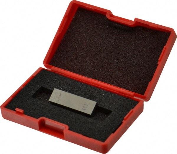 Value Collection - 0.121" Rectangular Steel Gage Block - Accuracy Grade 0, Includes NIST Traceability Certification - Makers Industrial Supply