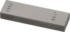 Value Collection - 0.149" Rectangular Steel Gage Block - Accuracy Grade 0, Includes NIST Traceability Certification - Makers Industrial Supply