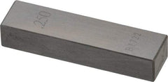 Value Collection - 0.25" Rectangular Steel Gage Block - Accuracy Grade 0, Includes NIST Traceability Certification - Makers Industrial Supply