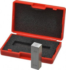 Value Collection - 0.45" Rectangular Steel Gage Block - Accuracy Grade 0, Includes NIST Traceability Certification - Makers Industrial Supply