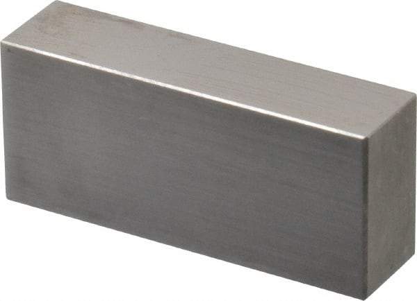 Value Collection - 0.6" Rectangular Steel Gage Block - Accuracy Grade 0, Includes NIST Traceability Certification - Makers Industrial Supply