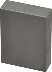 Value Collection - 1" Rectangular Steel Gage Block - Accuracy Grade 0, Includes NIST Traceability Certification - Makers Industrial Supply