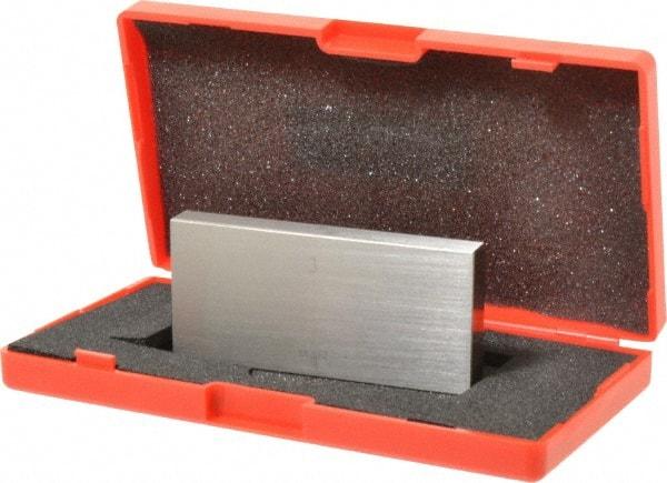 Value Collection - 3" Rectangular Steel Gage Block - Accuracy Grade 0, Includes NIST Traceability Certification - Makers Industrial Supply