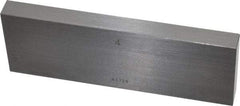 Value Collection - 4" Rectangular Steel Gage Block - Accuracy Grade 0, Includes NIST Traceability Certification - Makers Industrial Supply