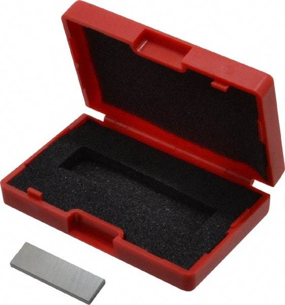 Value Collection - 0.1007" Rectangular Steel Gage Block - Accuracy Grade AS-1, Includes NIST Traceability Certification - Makers Industrial Supply