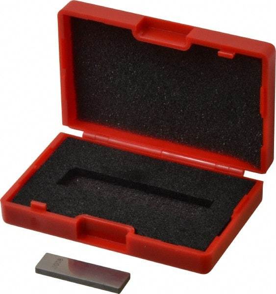 Value Collection - 0.1008" Rectangular Steel Gage Block - Accuracy Grade AS-1, Includes NIST Traceability Certification - Makers Industrial Supply