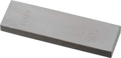 Value Collection - 0.106" Rectangular Steel Gage Block - Accuracy Grade AS-1, Includes NIST Traceability Certification - Makers Industrial Supply