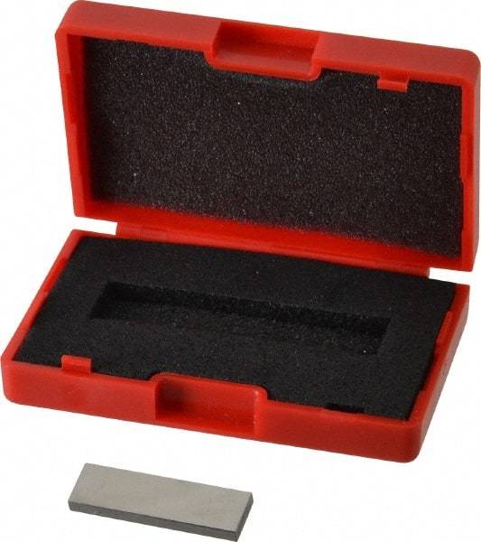 Value Collection - 0.107" Rectangular Steel Gage Block - Accuracy Grade AS-1, Includes NIST Traceability Certification - Makers Industrial Supply