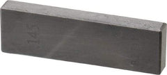 Value Collection - 0.145" Rectangular Steel Gage Block - Accuracy Grade AS-1, Includes NIST Traceability Certification - Makers Industrial Supply