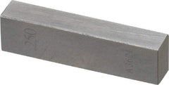 Value Collection - 0.25" Rectangular Steel Gage Block - Accuracy Grade AS-1, Includes NIST Traceability Certification - Makers Industrial Supply