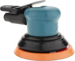 Dynabrade - 12,000 OPM, 14 CFM Air Consumption, Palm Air Orbital Sander - Round Pad, 1/4 NPT Inlet - Makers Industrial Supply