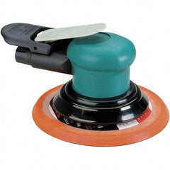 Dynabrade - 12,000 OPM, 14 CFM Air Consumption, Palm Air Orbital Sander - Round Pad, 1/4 NPT Inlet - Makers Industrial Supply