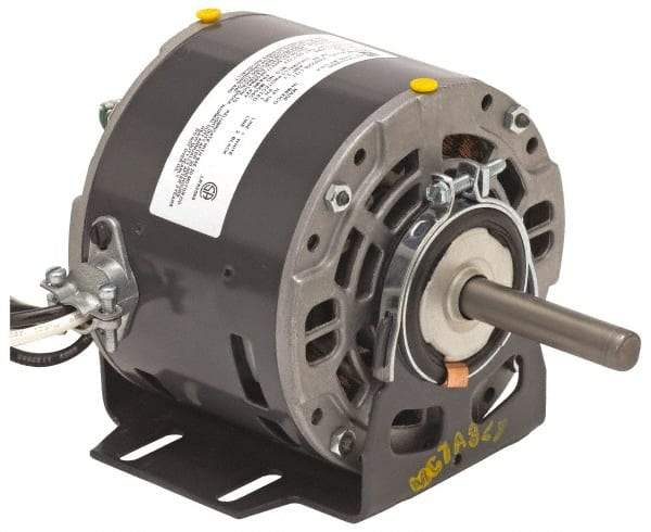 US Motors - 1/20 hp, ODP Enclosure, Auto Thermal Protection, 1,100 RPM, 208-230 Volt, 60 Hz, Industrial Electric AC/DC Motor - Size 42 Frame, Bracket Mount, 3 Speed, SAB Bearings, 0.55 Full Load Amps, A Class Insulation, CW Lead End - Makers Industrial Supply