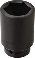 Proto - 1" Drive 2-1/16" Deep Impact Socket - 6 Points, 4-1/4" OAL - Makers Industrial Supply