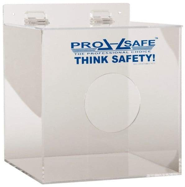 PRO-SAFE - Table and Wall Mount Miscellaneous Dispenser - 10 Inch Wide x 10 Inch Deep x 10 Inch High - Makers Industrial Supply